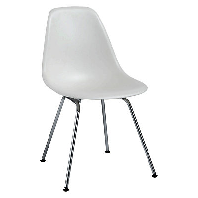 Vitra Eames DSX 43cm Side Chair White / Chrome